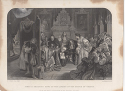 James II receiving news of the landing of the Prince of Orange